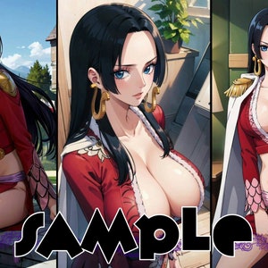 ONE PIECE Anime Wifu Boa Hancock TKG Custom Krabbeldecke 60x36 cm Gratis Krabbeltasche