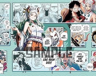 ONE PIECE Anime  Yamato CCG Custom Playmat Mat Tcg 24x14 inch