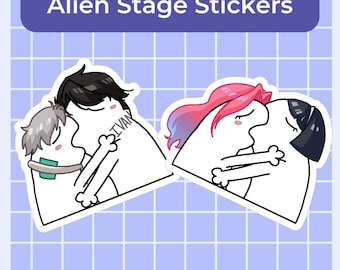 Alien Stage Mizisua and Ivantill Stickers
