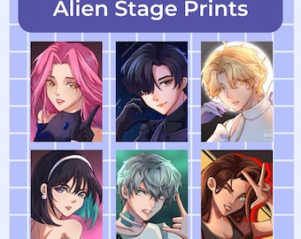 Impressions scène extraterrestre 5 x 7 pouces