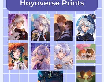Impressions Hoyoverse 5 x 7 pouces