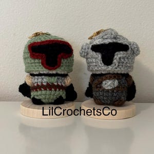 Lilla Boba Fett och Mandalorian Amigurumi-mönster