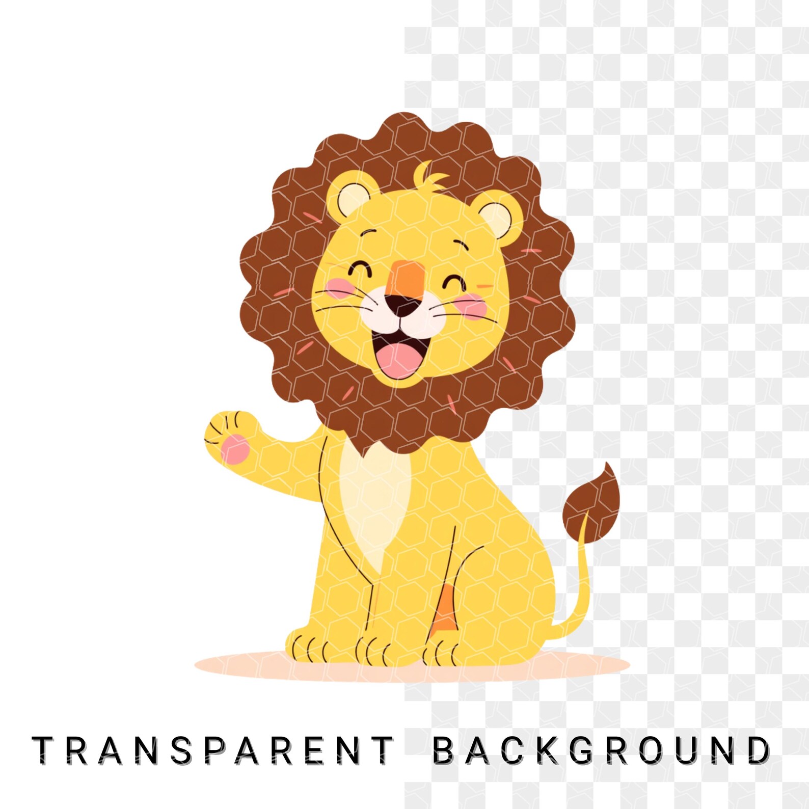 Safari Jungle Party Animals Clipart | Cute Safari Baby Animal PNG ...
