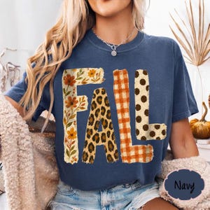 Comfort Colors® Retro Fall Patchwork Shirt
