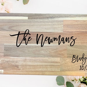 Extra Large Personalized Charcuterie Board