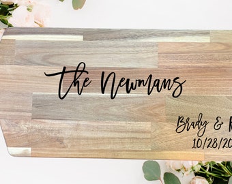 Extra Large Personalized Charcuterie Board