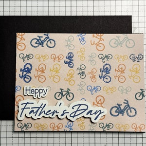 Biking Father's Day Card (A4)