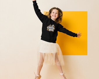 Youth Crewneck Sweatshirt in Various Colors, Boys and Girls Pullover, Kids Sweater, Comfortable Jumper