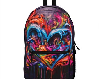 Mochila de individualidad inspirada en el grafiti - (Love)