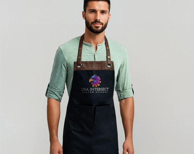 Personalized Chef Apron | Custom Cooking Apron With Pockets | Workshop ...