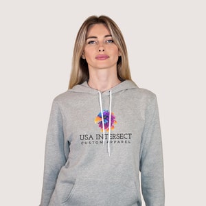 Custom Unisex Hoodie | Personalized Text Hoodie | Custom Logo Hoodie | Custom Apparel Personalized Saying Sweatshirt | Bella Canvas Hoodies