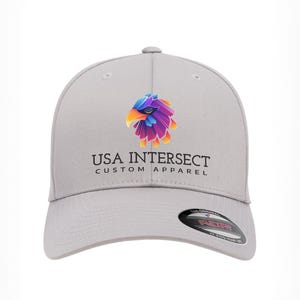 Custom Printed Flexfit Wooly Cap | Personalized Logo Cap |  Flexfit 6277 | Custom Mid-Profile Hat