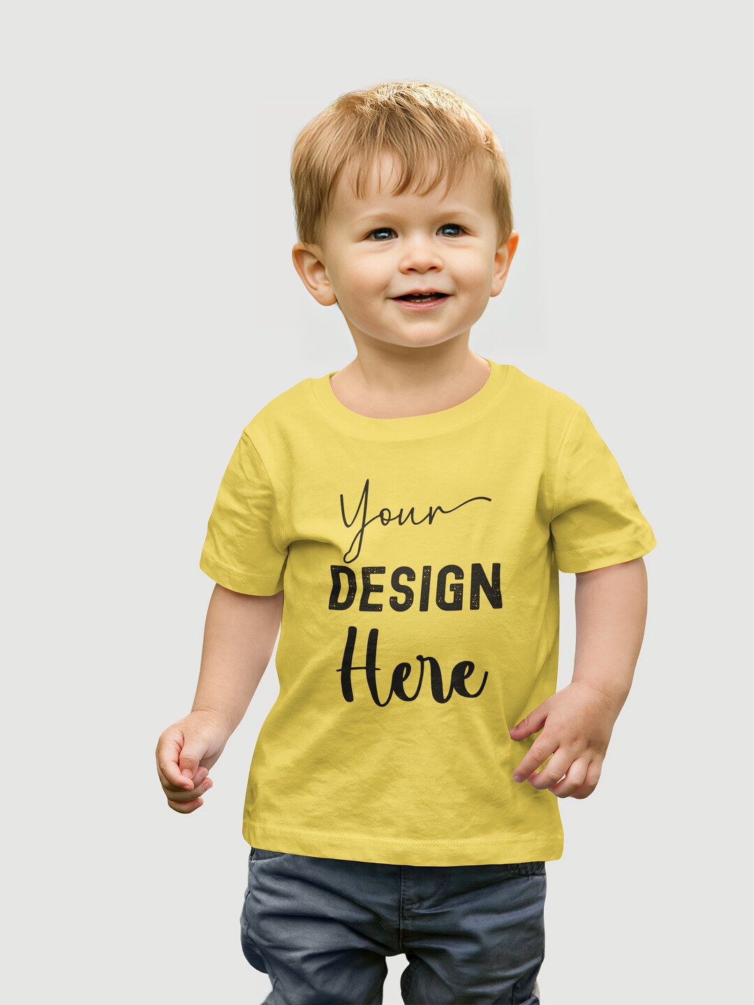 Custom Toddler Tshirt Personalized Bella Canvas 3001T Tshirt Logo or
