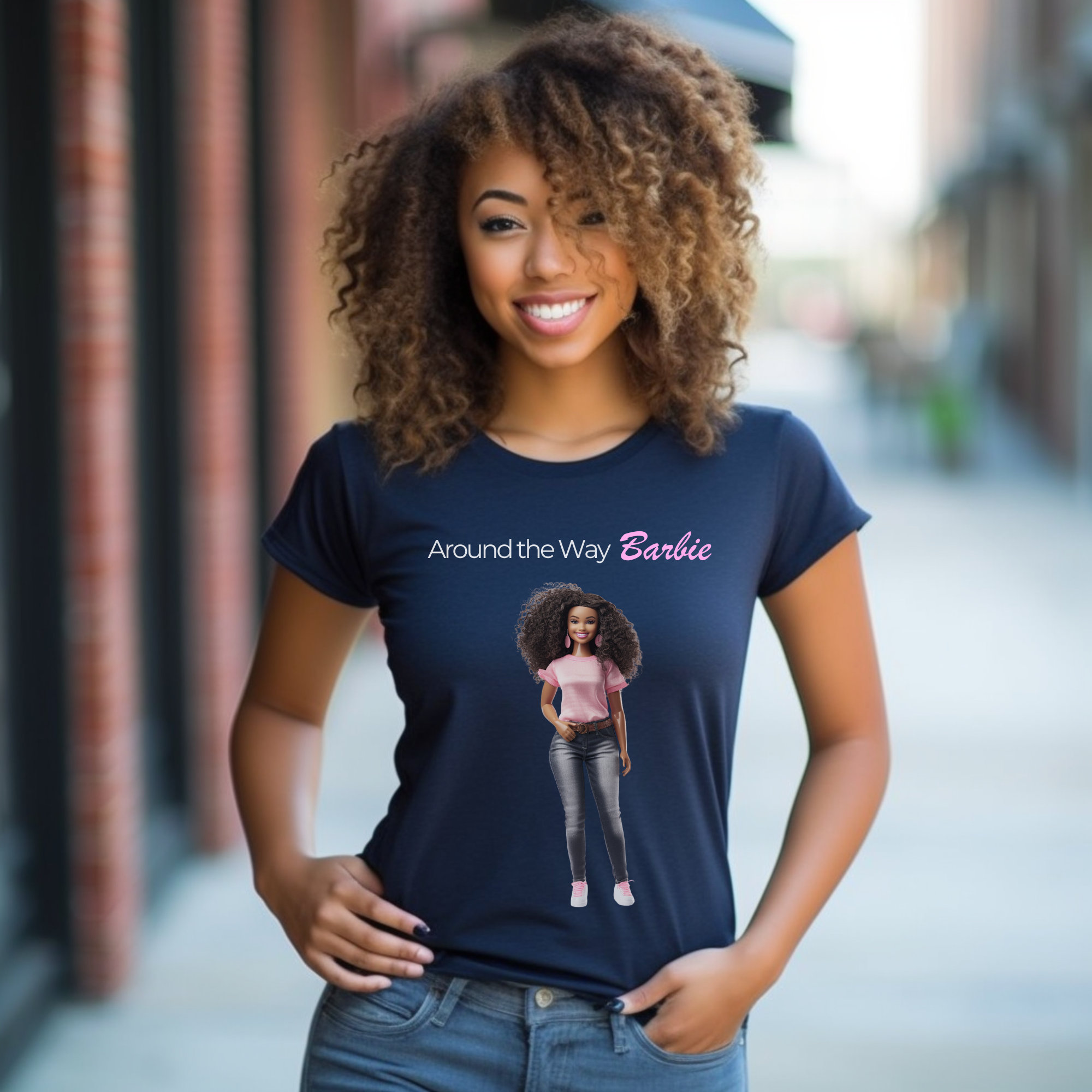Black Barbie T-shirt Barbie T-shirt Barbie Shirt Black - Etsy