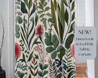 Cortina de ducha bohemia extra larga con aspecto de lino y poliéster, decoración vintage para baño, baño de lujo