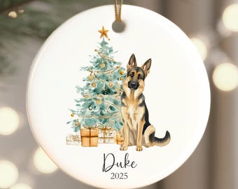 パーソナライズされたシーズーのクリスマスオーナメント：ヴィンテージ