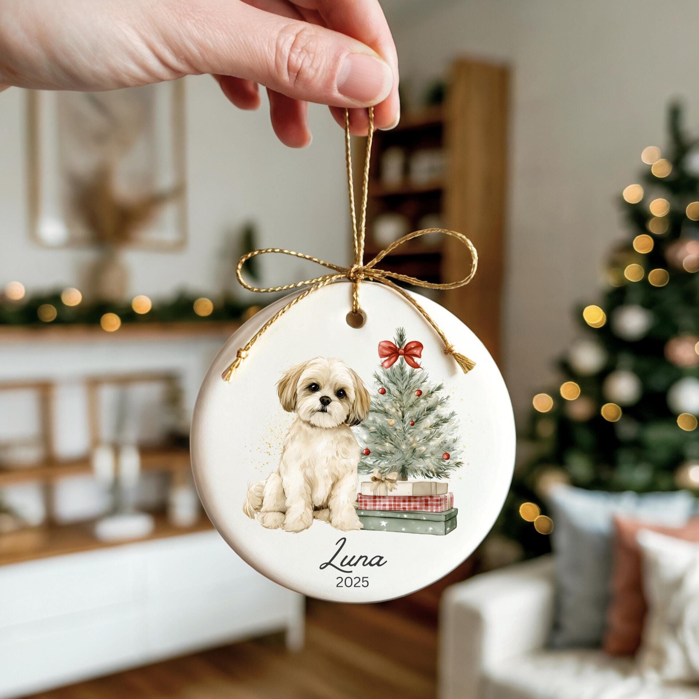 【SOLD】クリスマス⭐オーナメント ３個セット シーズー SOLD】クリスマス⭐オーナメント 3個セット シーズー SOLD