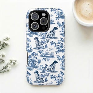 Toile MagSafe Robuste Handyhülle iPhone 17, 16, 15, 14 Pro Max Magnetische Robuste Handyhülle GSP Hundeliebhaber Geschenk