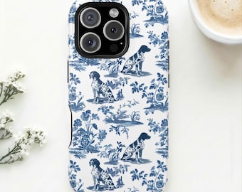 Toile MagSafe Robuste Handyhülle iPhone 17, 16, 15, 14 Pro Max Magnetische Robuste Handyhülle GSP Hundeliebhaber Geschenk