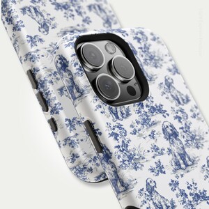 Cocker Spaniel French Toile MagSafe Tough Phone Case for iPhone 17, 16, 15, 14 Pro Max Case Protective Magnetic Tough Cases, Spaniel Lovers image 8