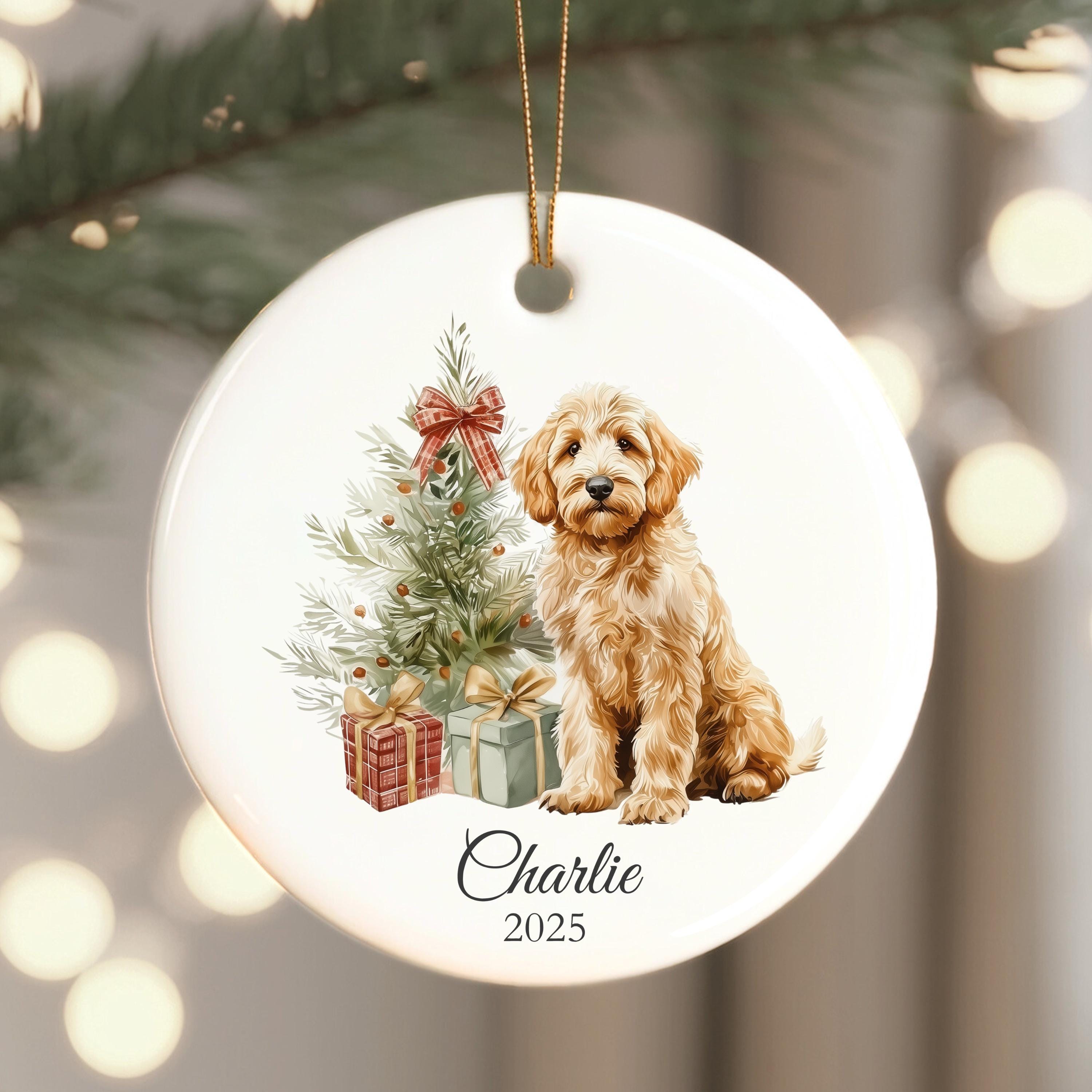 Custom Goldendoodle Christmas Ornament: Custom Xmas Keepsake 2025 Gift