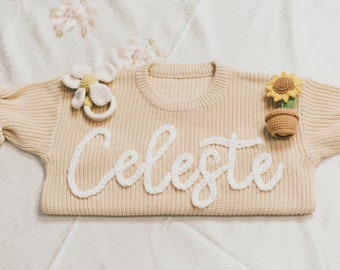 Adorable Artistry: Handcrafted Baby Sweaters with Personalized Embroidery