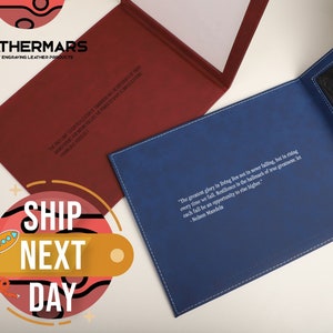 Certificate Cover, Personalized Diploma Holder, Graduation Gift, Diploma Holder, Engraved Leather Certificate Holder, Leather Diploma Cover