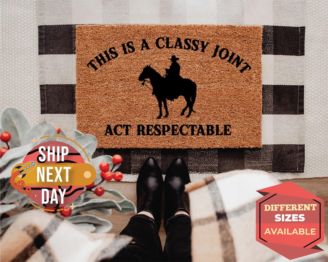 This is Classy Joint Act Respectable Doormat, Home Doormat, Coir ...