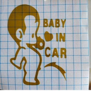 Baby and Kinds in Car Stikers