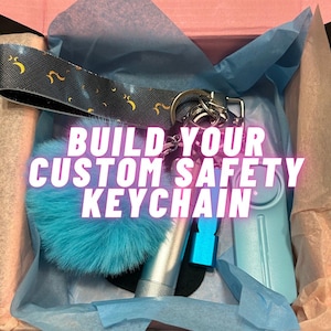 Custom Personalized Safety Keychain, Premium Tools, Utility Keychain, Protection Keychain, Gift For Women, College, Work,