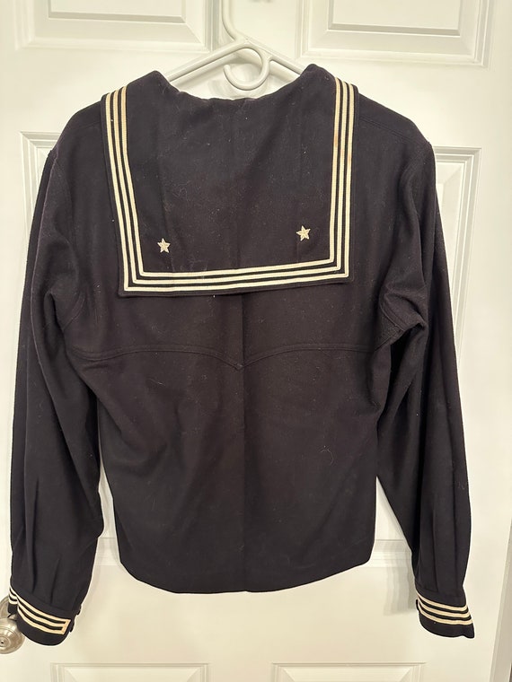 Navy jerkin sale