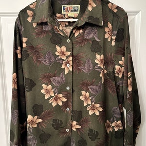 Vintage 1980s Floral Blouse