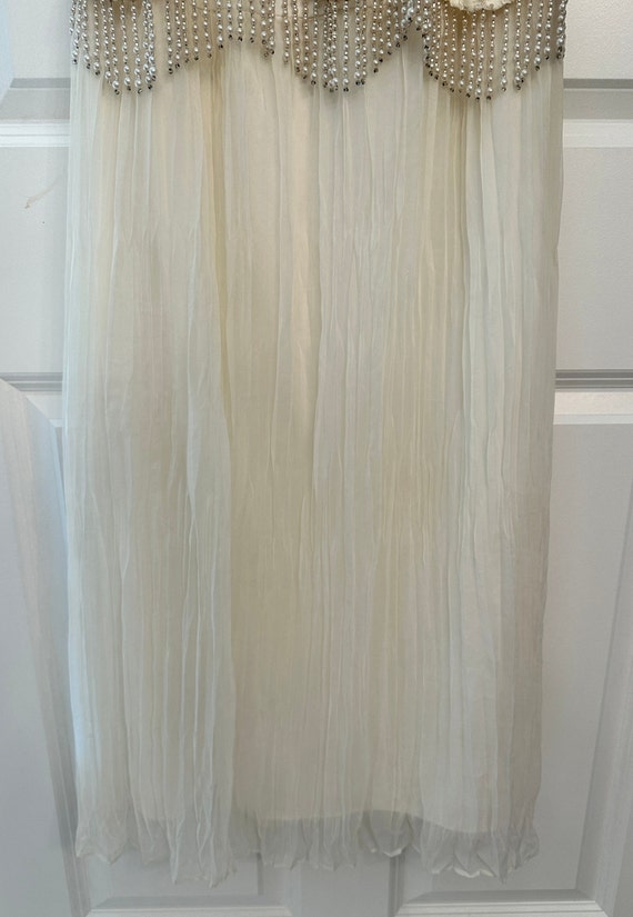 Vintage Beaded Wedding Dress - image 3