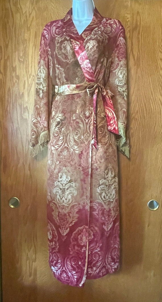 Vintage 1980s California Dynasty Robe and Nightgow