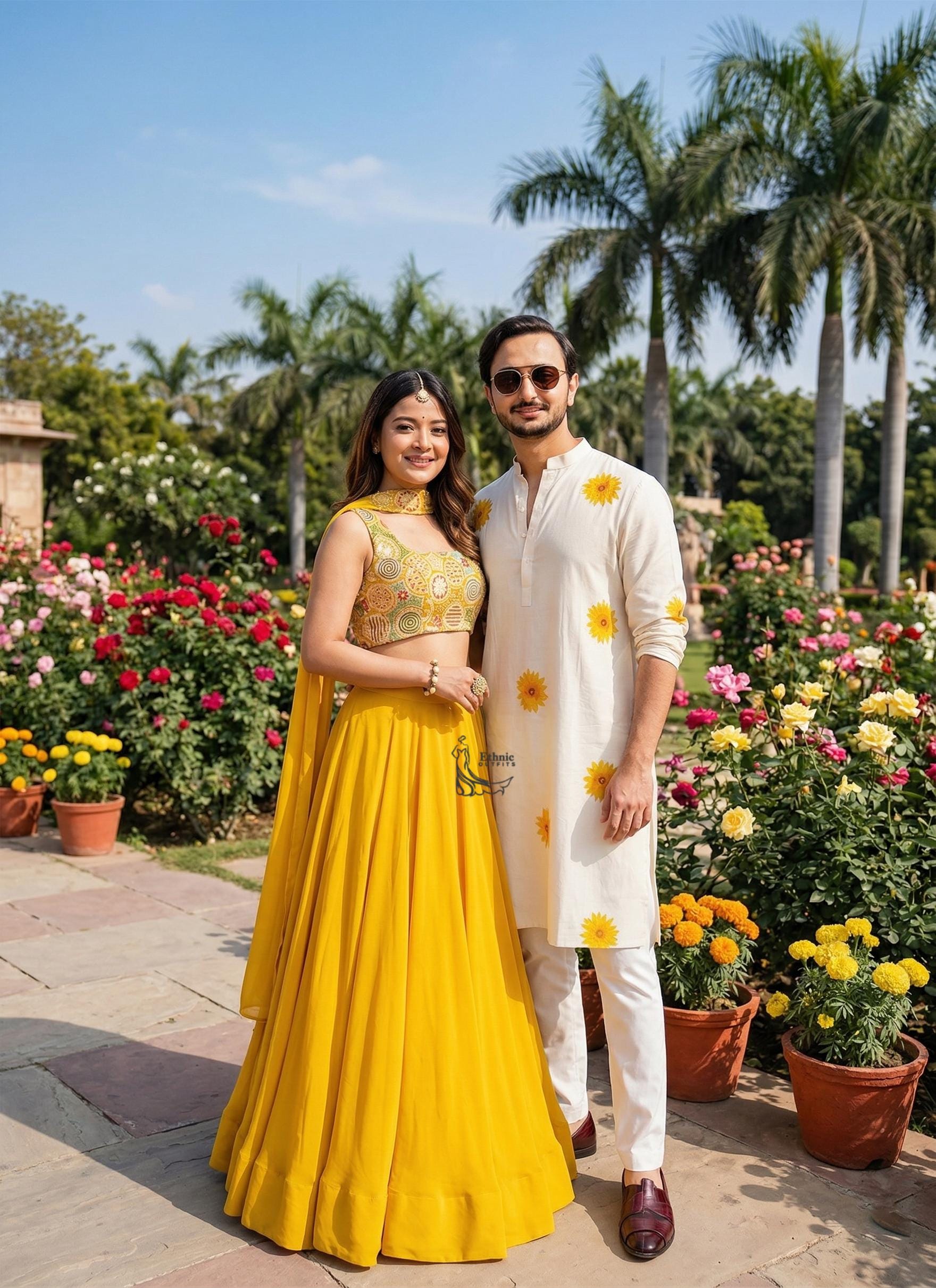 Indian Couple Dress