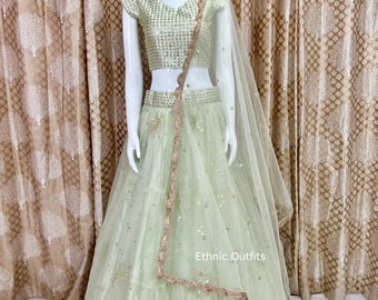 New Design Lehenga Choli For Women or Girls Soft Net Lahenga Choli Indian Outfits Wedding Wear Sangeet Lengha Choli PartyWear Ready to Made