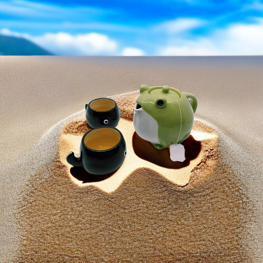 Frog Teapot Tadpole Cups edu.svet.gob.gt