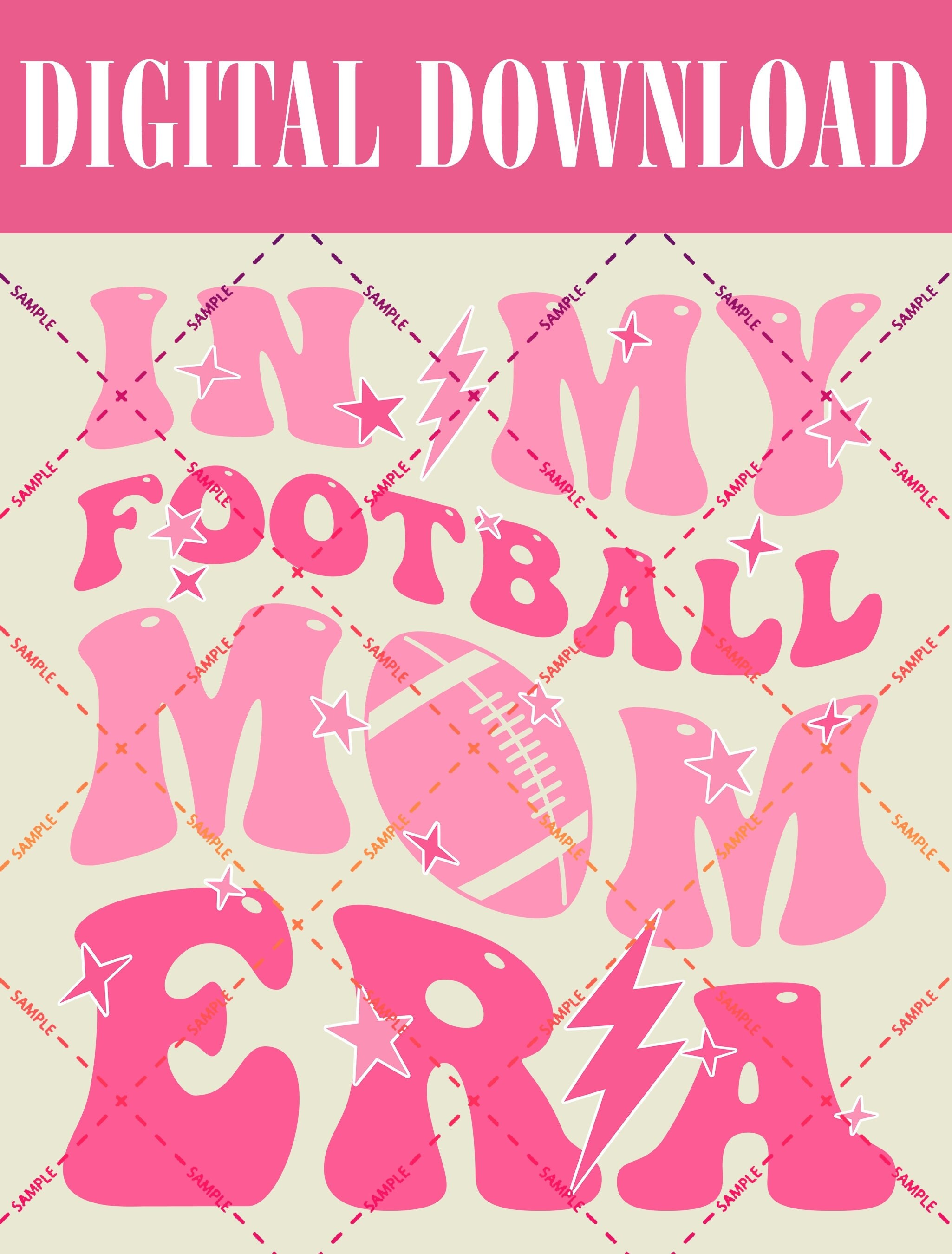 In My Football Mom Era Png Football Mom Football Lovers - Etsy