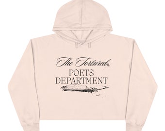 Taylor Swift The Tortured Poets Department Crop-Top-Hoodie Taylor Swift-Hoodie