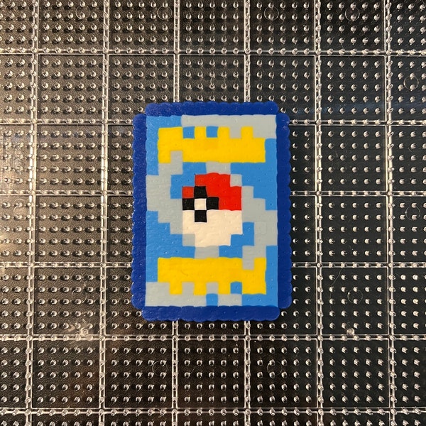 Perler Bead Card Etsy