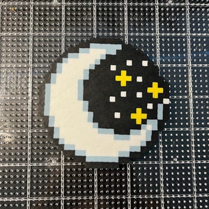 Moon Perler Beads Perler Bead Pattern, Bead Sprites