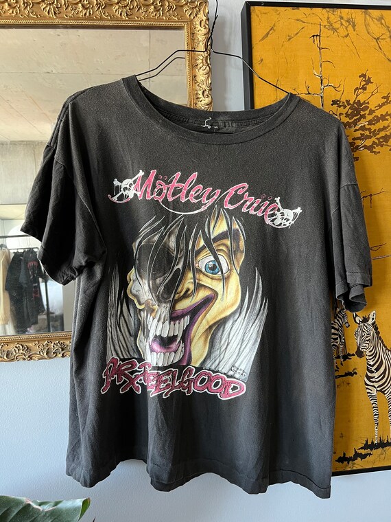 Vintage 1990 Motley Crue Dr Feelgood Tour Single … - image 1