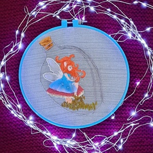 気まぐれな妖精の手作り刺繍