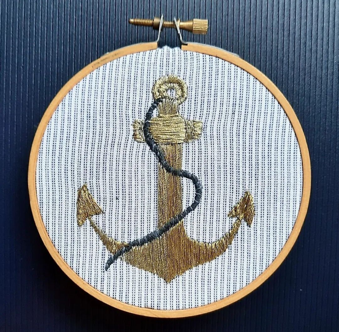 Anchor Gold Thread Embroidery - Etsy