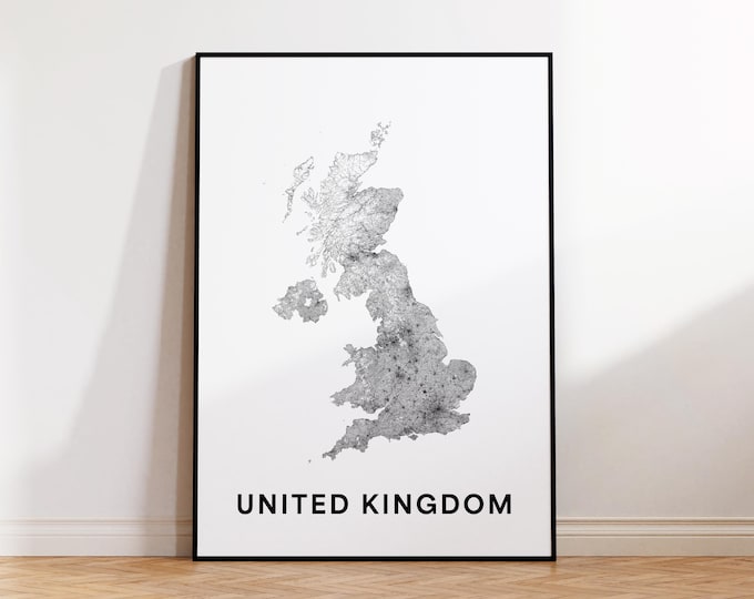Map UK United Kingdom and Northern Ireland Geography Learning ...