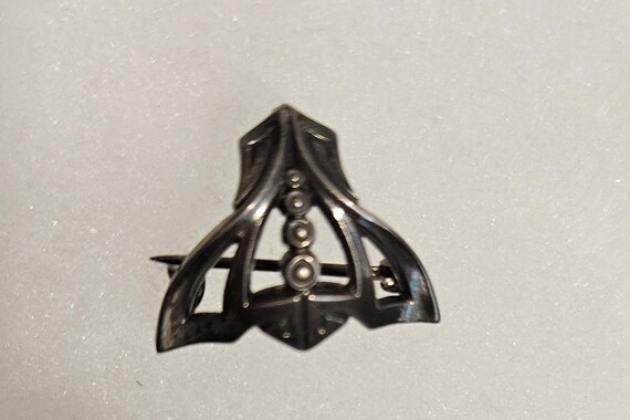 American Antique Sterling Silver Pin/Brooch View 2