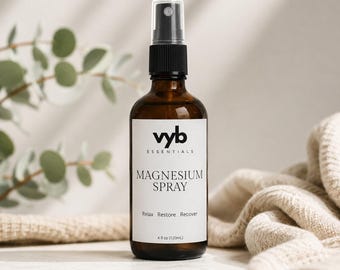 MAGNESIUMSPUIT | Ontspannings- en herstelnevel | Rustgevende slaap | Pijnlijke spieren | Actuele wellness essentieel