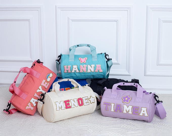 Custom Dance Bag For Girls :Chenille Letter, Ballet, Gymnastics, Cheer