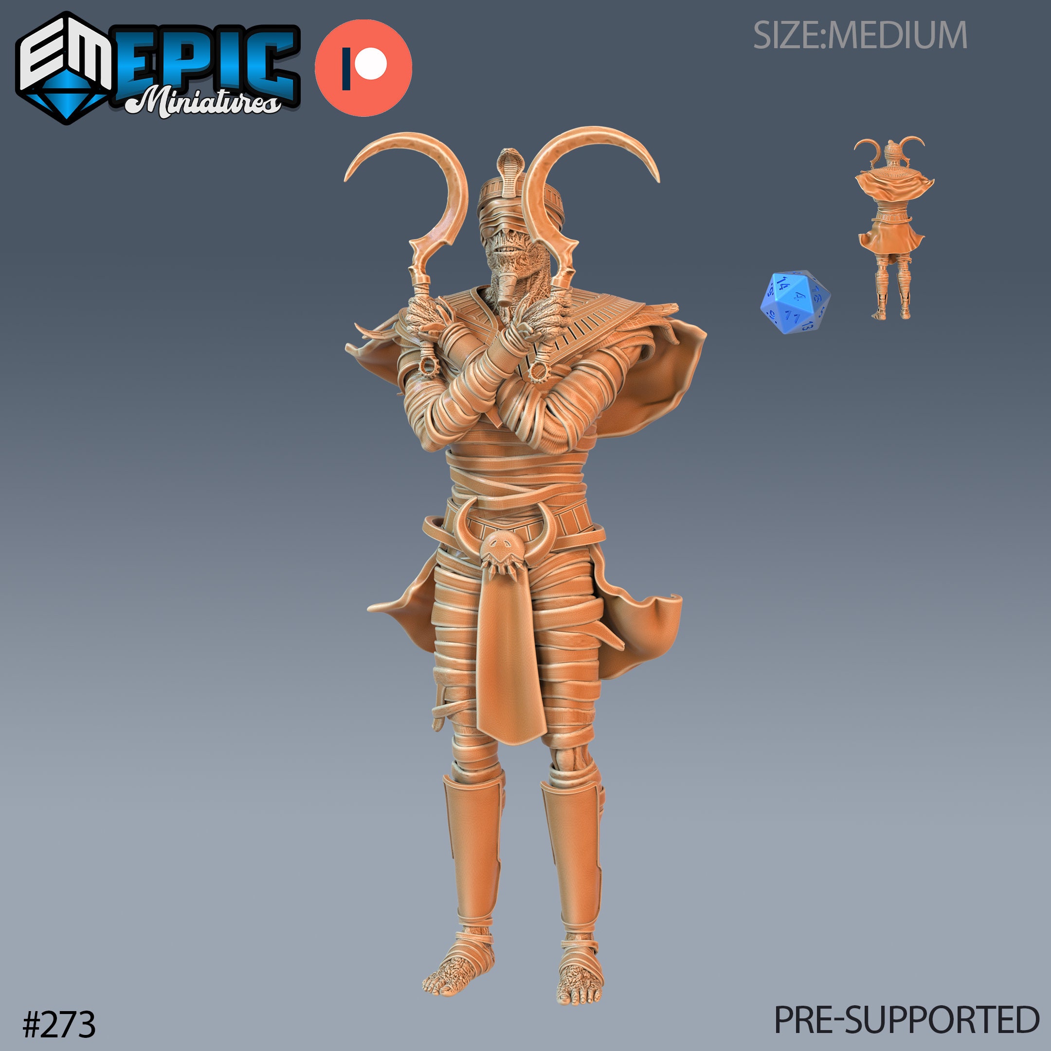 Mummy Variations Epic Miniatures Dnd 5E Undead King Zombie King ...
