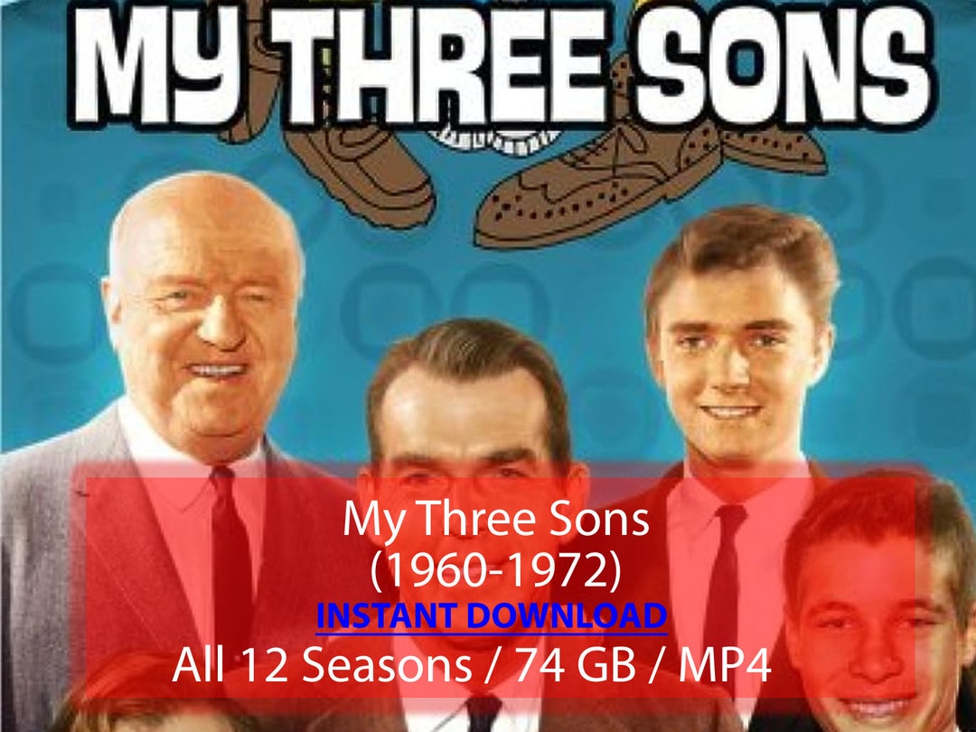My Three Sons Complete TV Series 1960197 380 Episodes Etsy